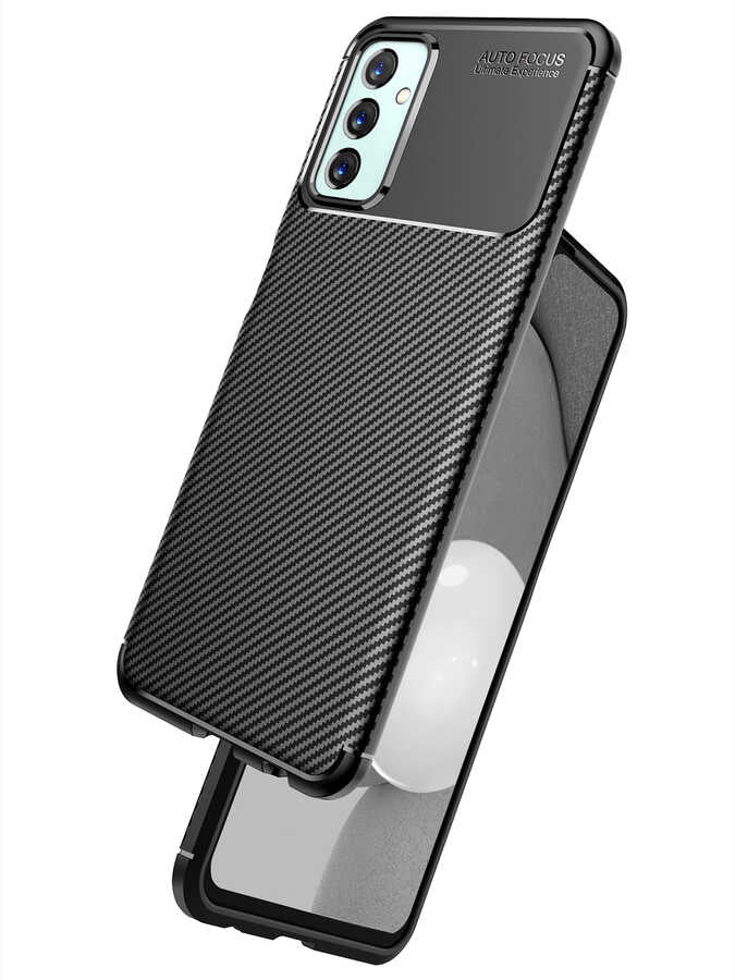 Galaxy M23 Kılıf Zore Negro Silikon Kapak Siyah