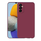 Galaxy M23 Kılıf Zore Premier Silikon Kapak Mürdüm