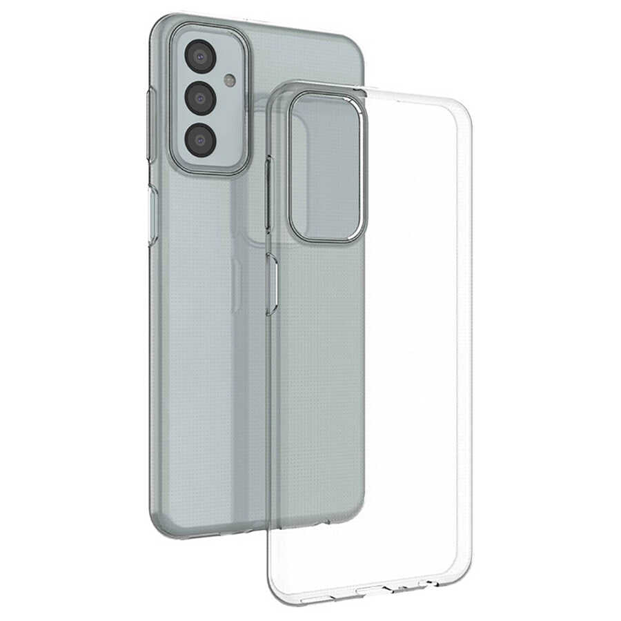 Galaxy M23 Kılıf Zore Süper Silikon Kapak Renksiz