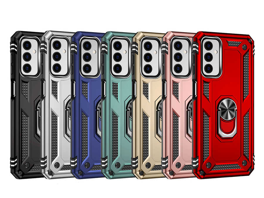 Galaxy M23 Kılıf Zore Vega Kapak Gri
