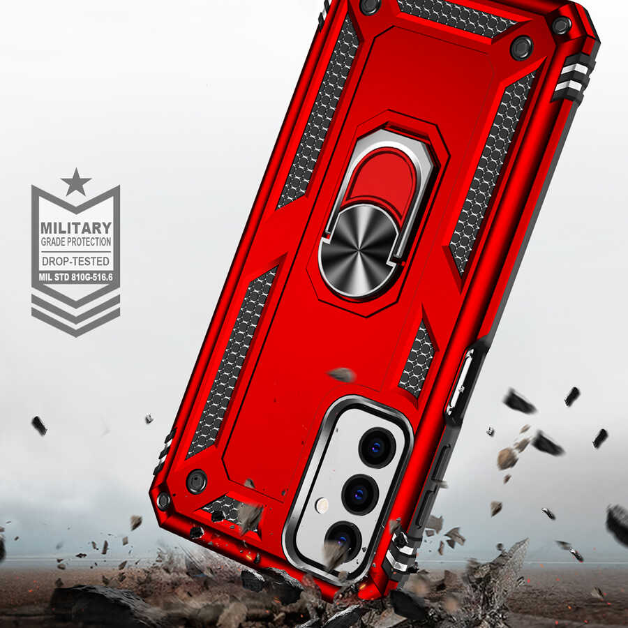 Galaxy M23 Kılıf Zore Vega Kapak Mavi