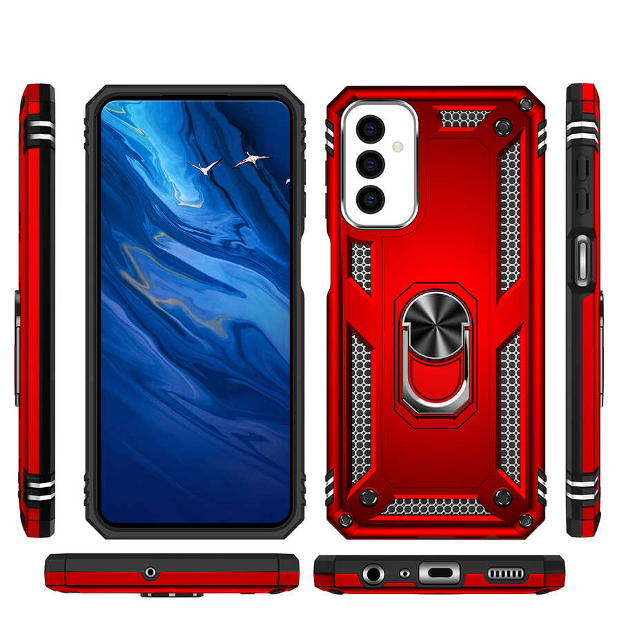 Galaxy M23 Kılıf Zore Vega Kapak Siyah
