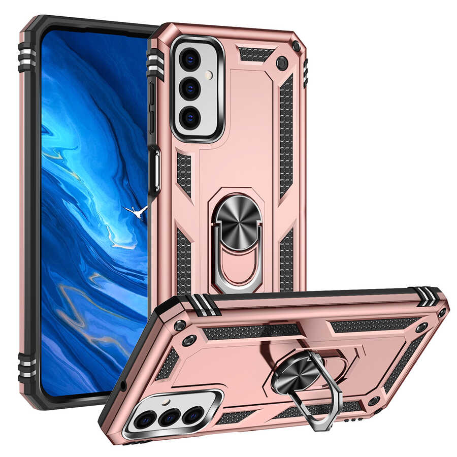 Galaxy M23 Kılıf Zore Vega Kapak Rose Gold