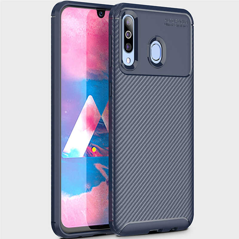Galaxy M30 Kılıf Zore Negro Silikon Kapak Siyah