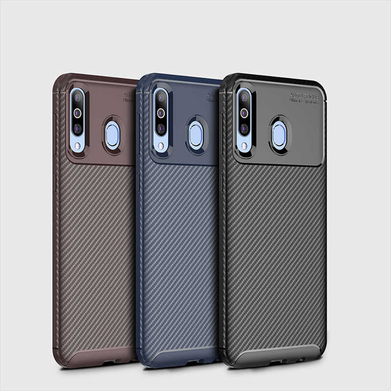 Galaxy M30 Kılıf Zore Negro Silikon Kapak Siyah
