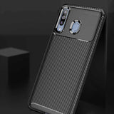 Galaxy M30 Kılıf Zore Negro Silikon Kapak Siyah