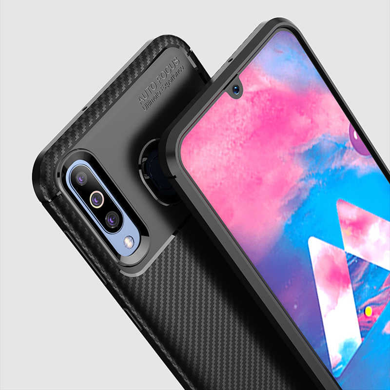 Galaxy M30 Kılıf Zore Negro Silikon Kapak Lacivert