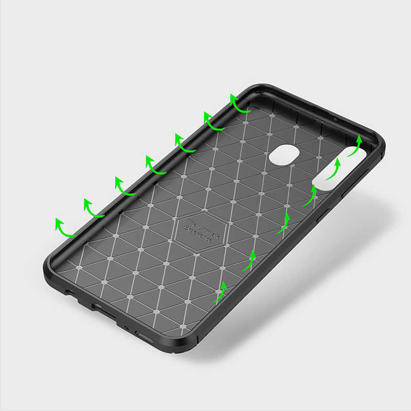 Galaxy M30 Kılıf Zore Negro Silikon Kapak Lacivert