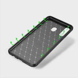 Galaxy M30 Kılıf Zore Negro Silikon Kapak Kahverengi