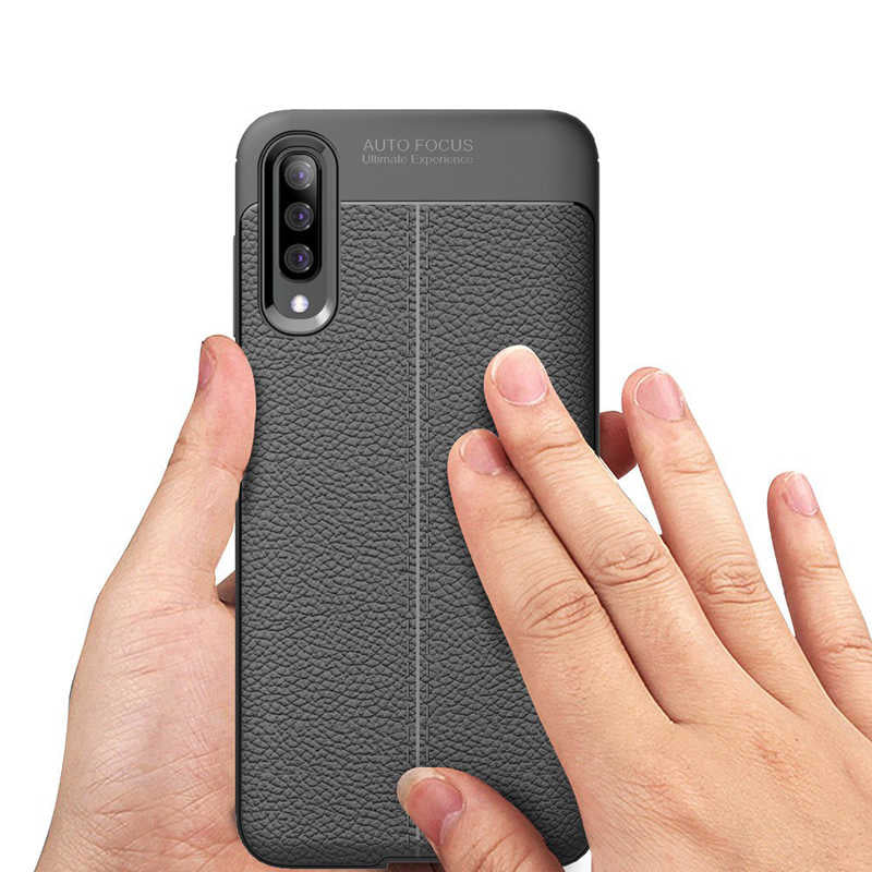 Galaxy M30 Kılıf Zore Niss Silikon Kapak Lacivert