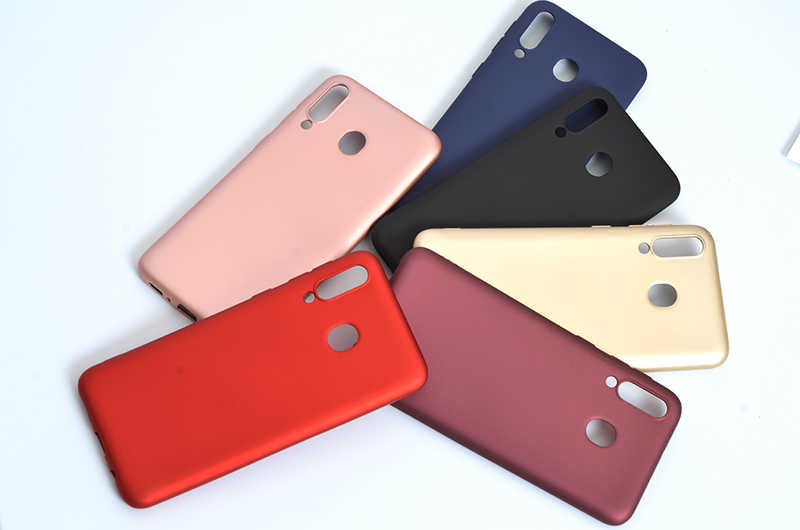 Galaxy M30 Kılıf Zore Premier Silikon Kapak Siyah