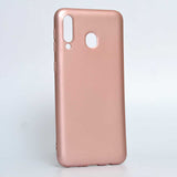 Galaxy M30 Kılıf Zore Premier Silikon Kapak Rose Gold