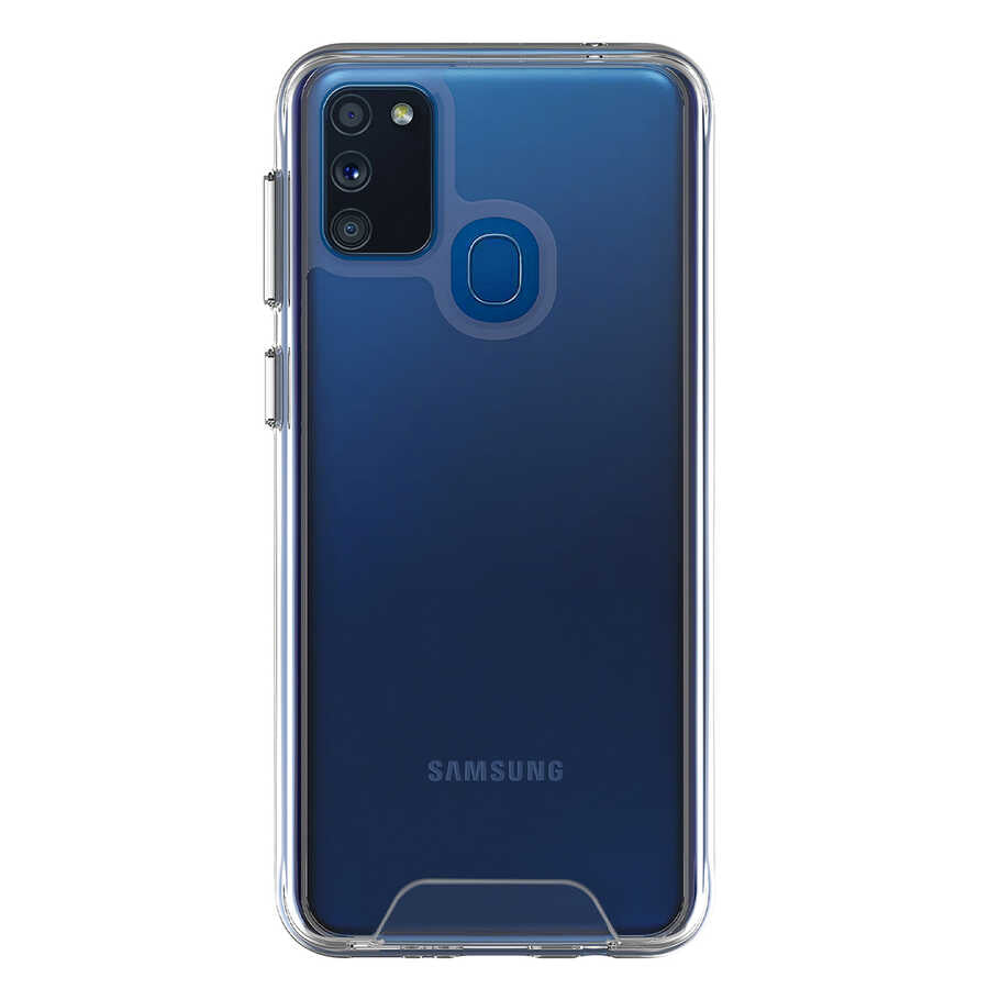 Galaxy M30S Kılıf Zore Gard Silikon Renksiz