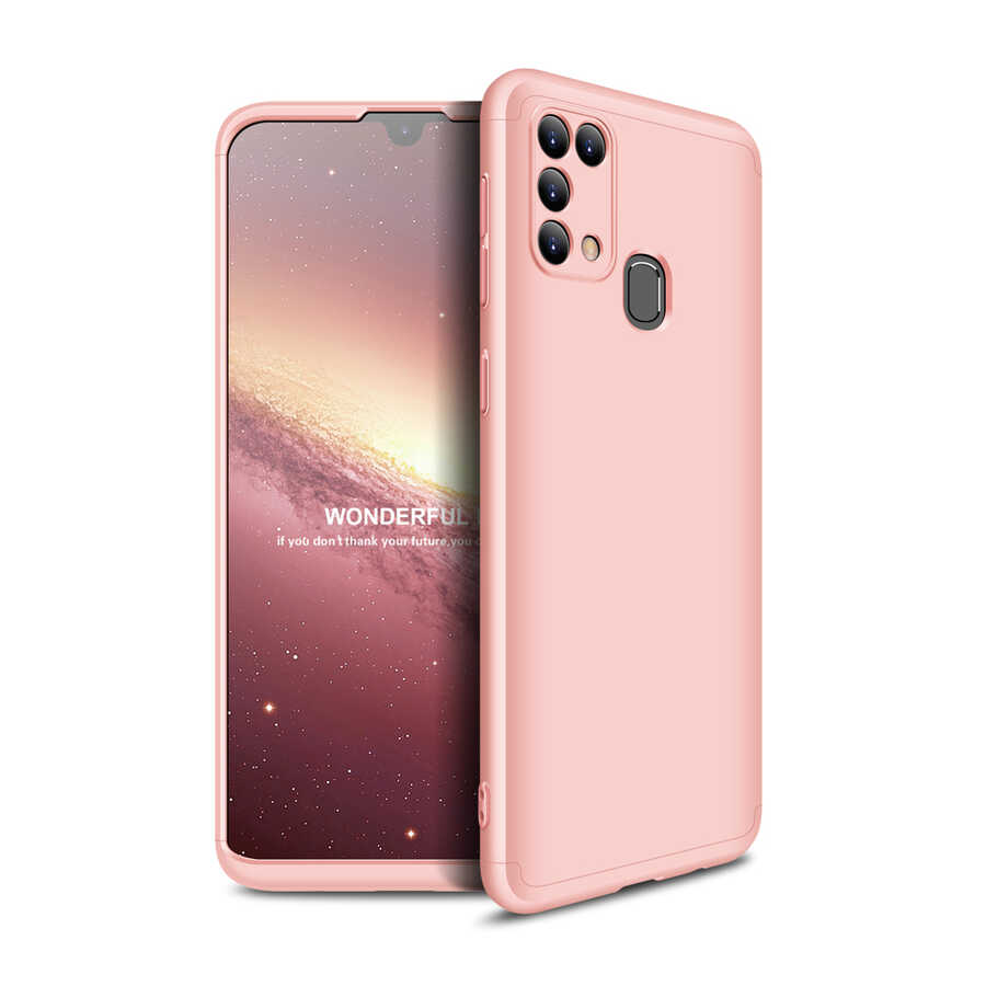 Galaxy M31 Kılıf Zore Ays Kapak Rose Gold