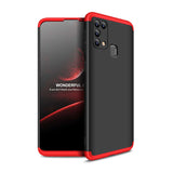 Galaxy M31 Kılıf Zore Ays Kapak Siyah-Kırmızı