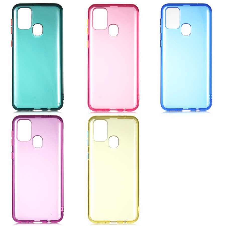 Galaxy M31 Kılıf Zore Bistro Kapak Koyu Yeşil