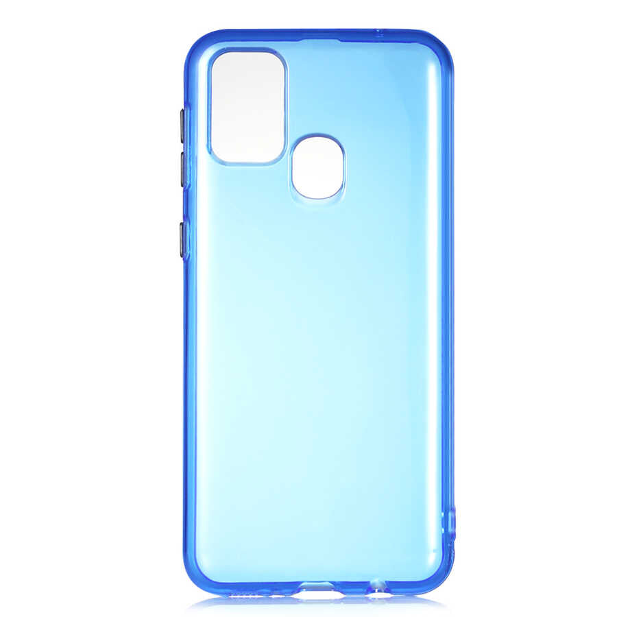 Galaxy M31 Kılıf Zore Bistro Kapak Mavi