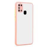 Galaxy M31 Kılıf Zore Hux Kapak Pembe