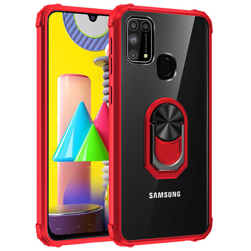 Galaxy M31 Kılıf Zore Mola Kapak Kırmızı