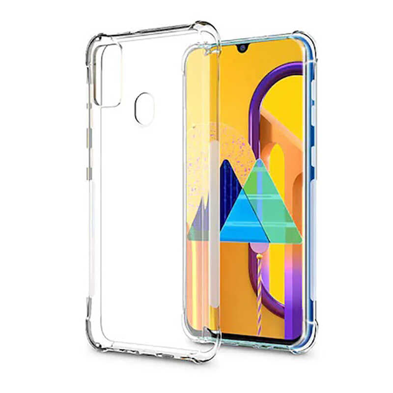 Galaxy M31 Kılıf Zore Nitro Anti Shock Silikon Renksiz