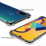 Galaxy M31 Kılıf Zore Nitro Anti Shock Silikon Renksiz