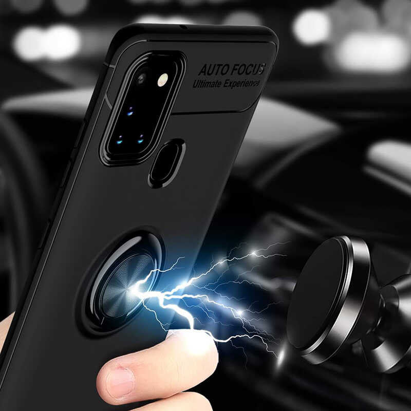 Galaxy M31 Kılıf Zore Ravel Silikon Kapak Mavi