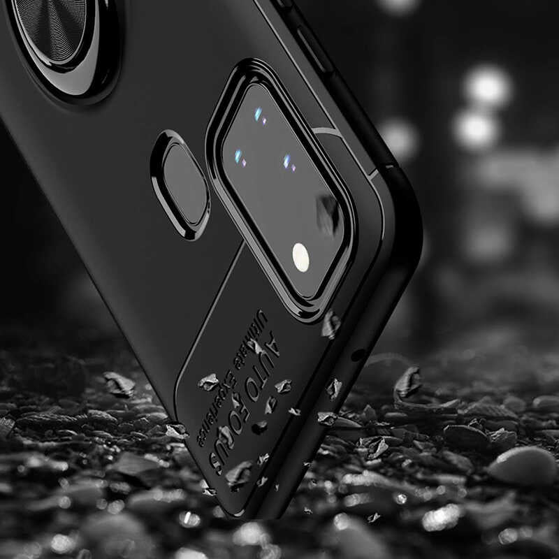 Galaxy M31 Kılıf Zore Ravel Silikon Kapak Mavi