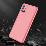 Galaxy M31S Kılıf Zore Ays Kapak Siyah-Kırmızı