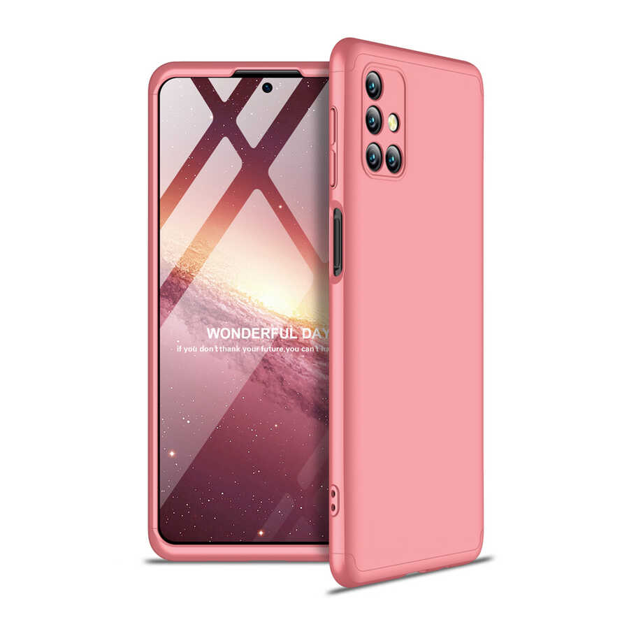 Galaxy M31S Kılıf Zore Ays Kapak Rose Gold