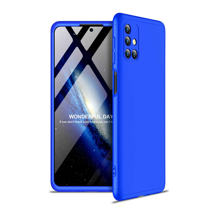 Galaxy M31S Kılıf Zore Ays Kapak Mavi