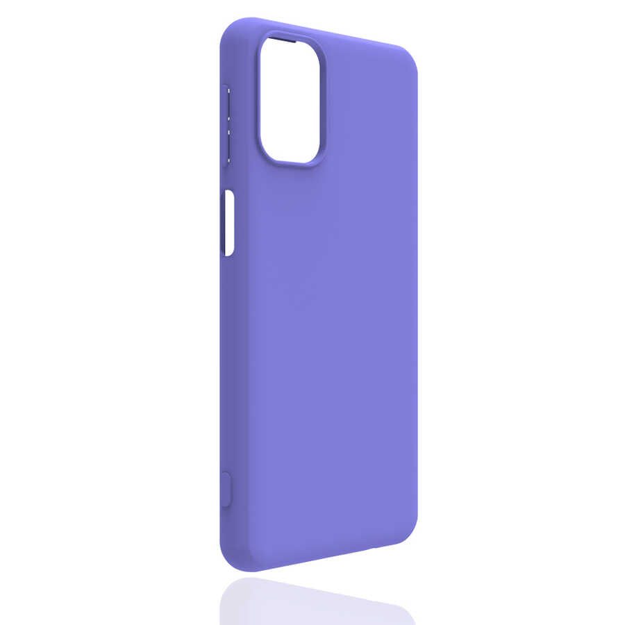 Galaxy M31S Kılıf Zore Biye Silikon Mor