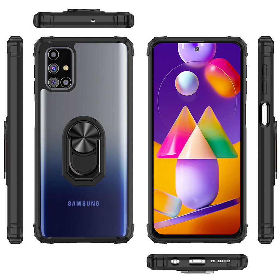 Galaxy M31S Kılıf Zore Mola Kapak Lacivert