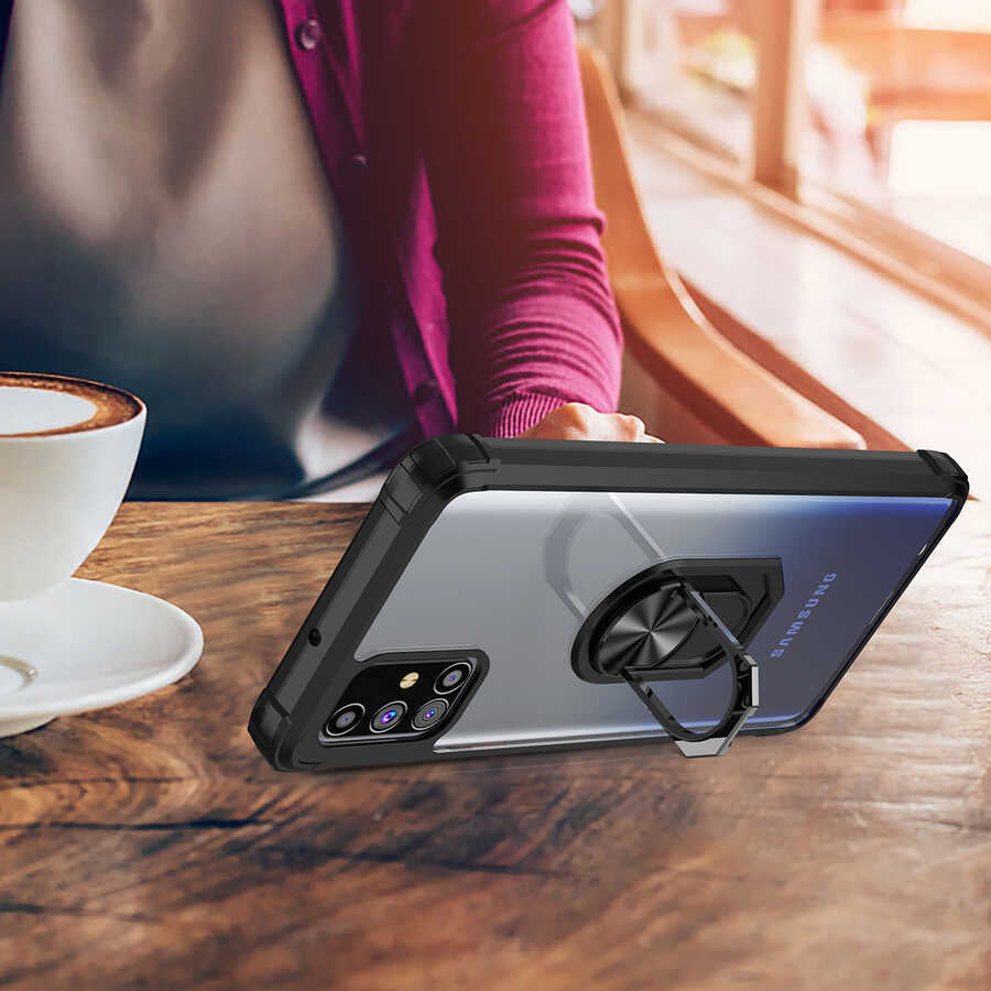 Galaxy M31S Kılıf Zore Mola Kapak Siyah