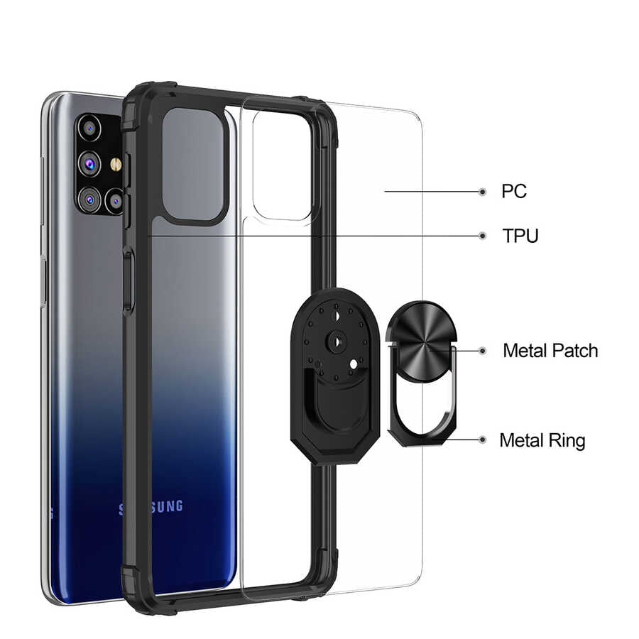 Galaxy M31S Kılıf Zore Mola Kapak Lacivert