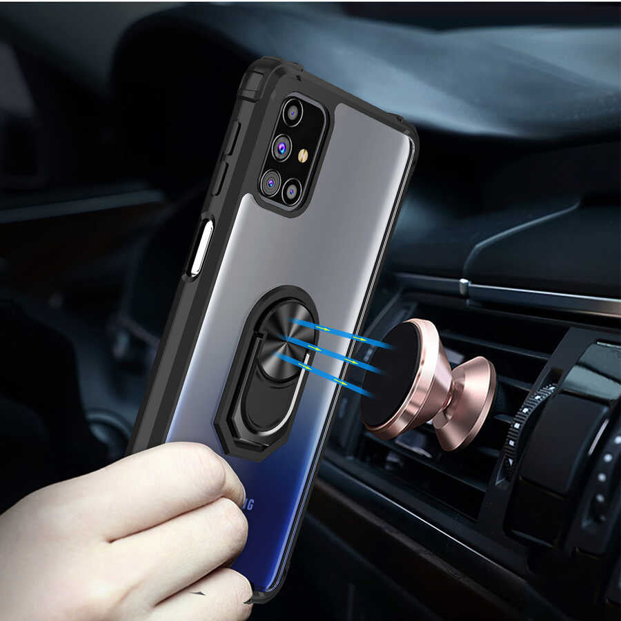 Galaxy M31S Kılıf Zore Mola Kapak Lacivert