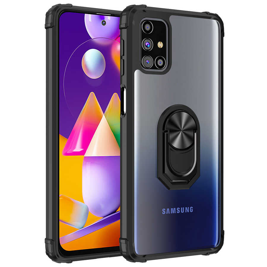 Galaxy M31S Kılıf Zore Mola Kapak Siyah
