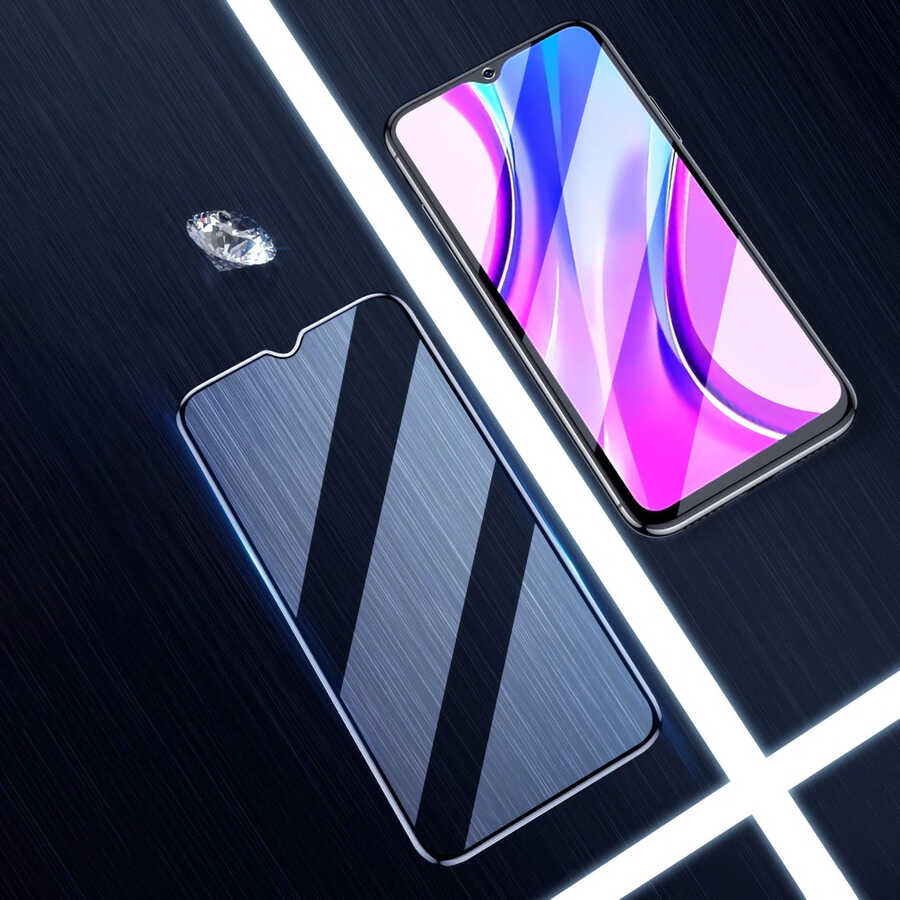 Galaxy M32 Davin 5D Cam Ekran Koruyucu Siyah