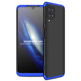 Galaxy M32 Kılıf Zore Ays Kapak Siyah-Mavi