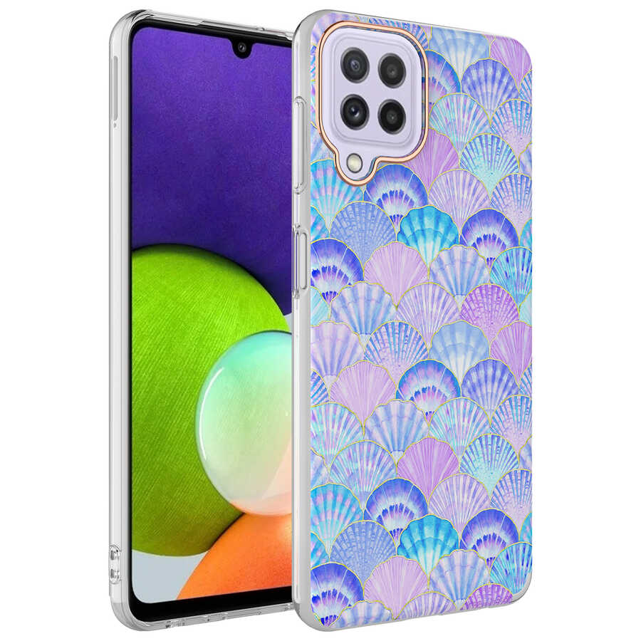 Galaxy M32 Kılıf Zore Bella Kapak Leopar