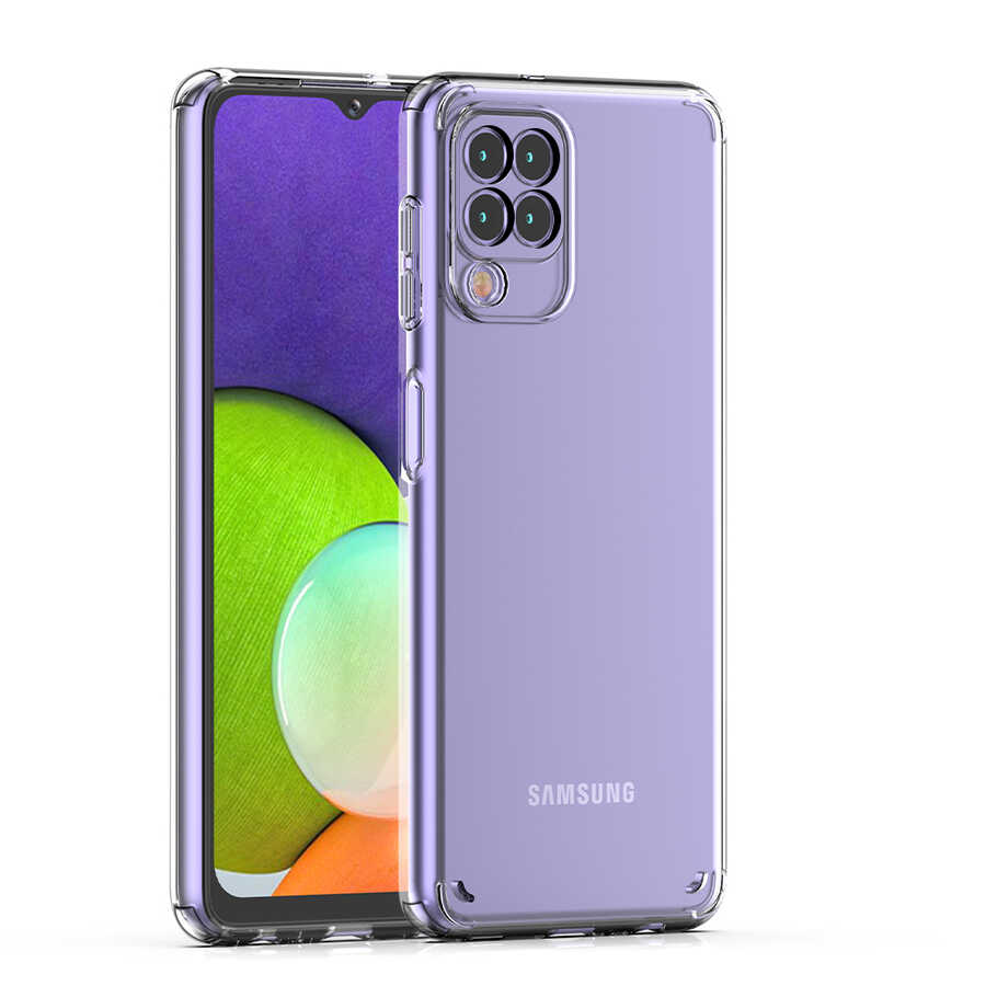 Galaxy M32 Kılıf Zore Coss Kapak Renksiz