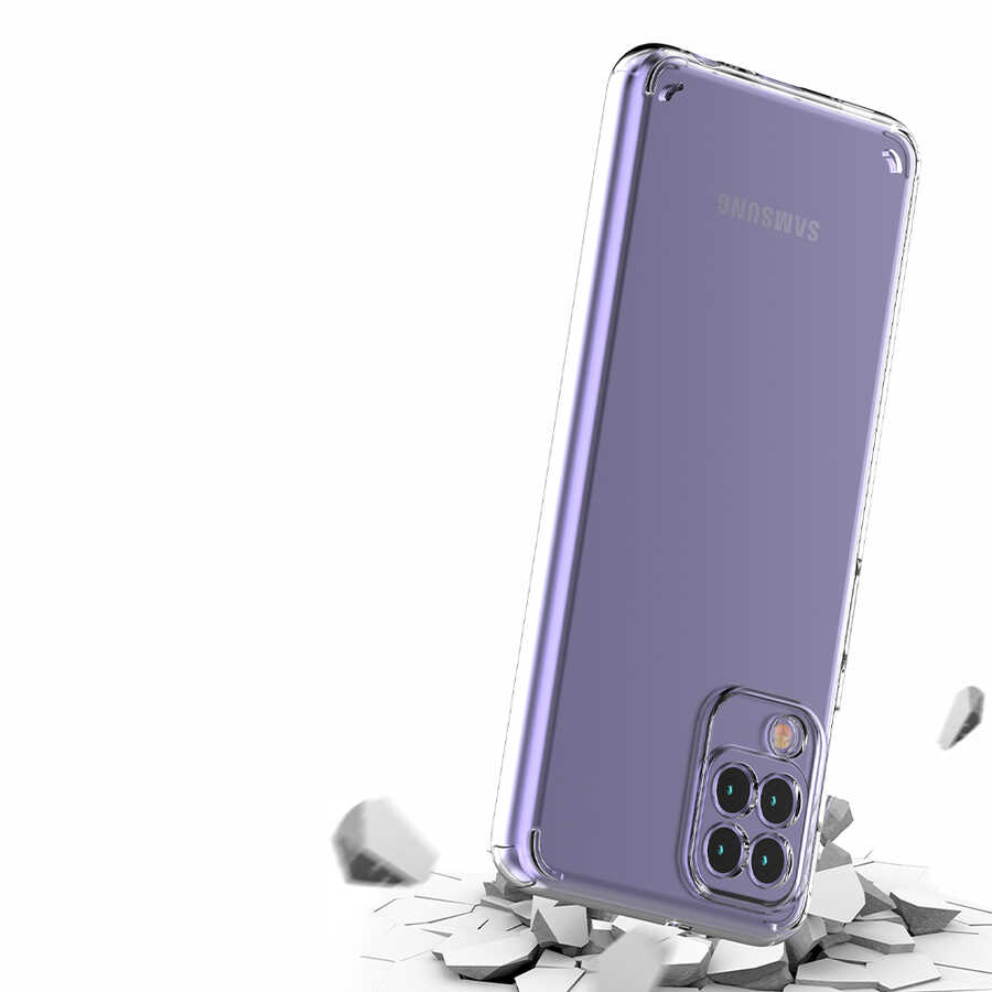 Galaxy M32 Kılıf Zore Coss Kapak Renksiz