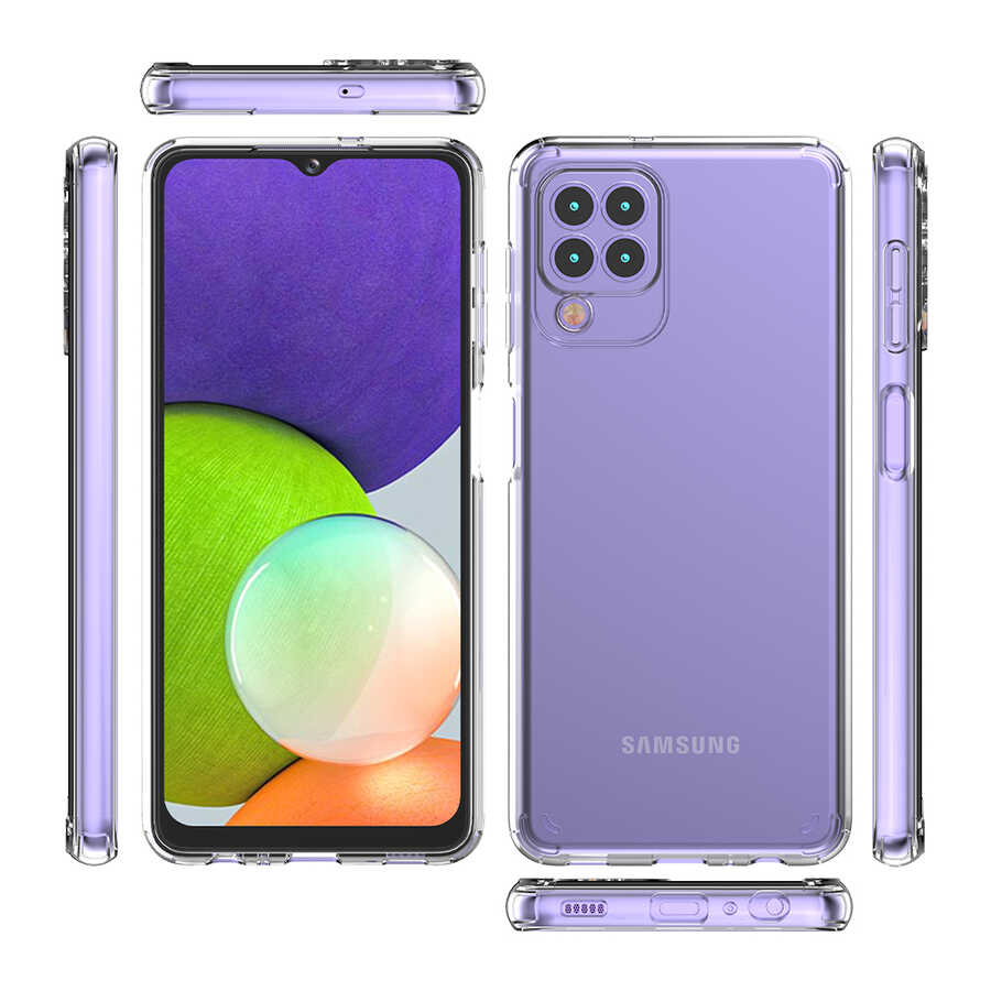 Galaxy M32 Kılıf Zore Coss Kapak Renksiz