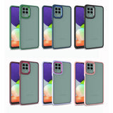 Galaxy M32 Kılıf Zore Flora Kapak Lila