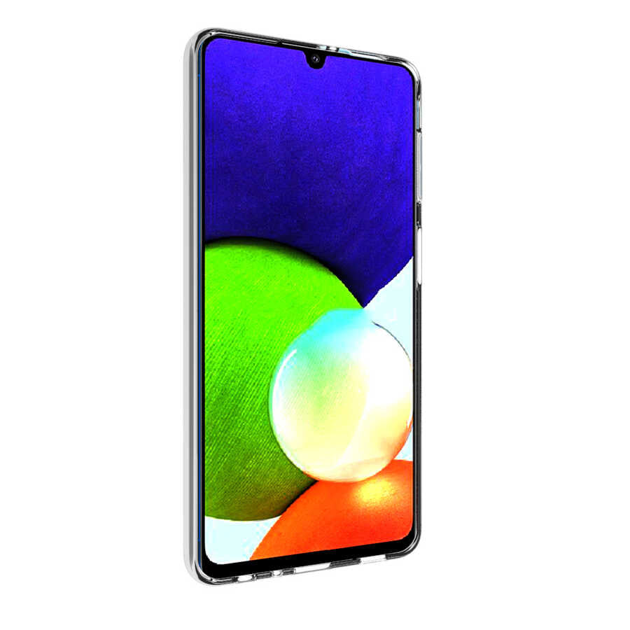 Galaxy M32 Kılıf Zore Süper Silikon Kapak Renksiz