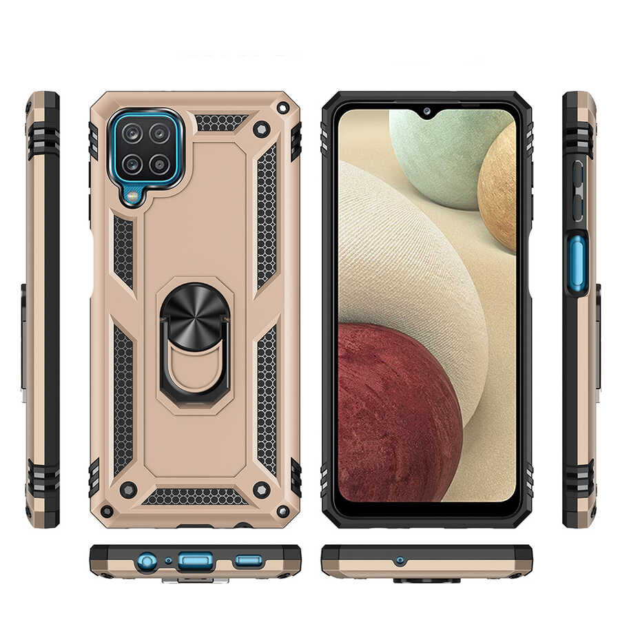 Galaxy M32 Kılıf Zore Vega Kapak Gri
