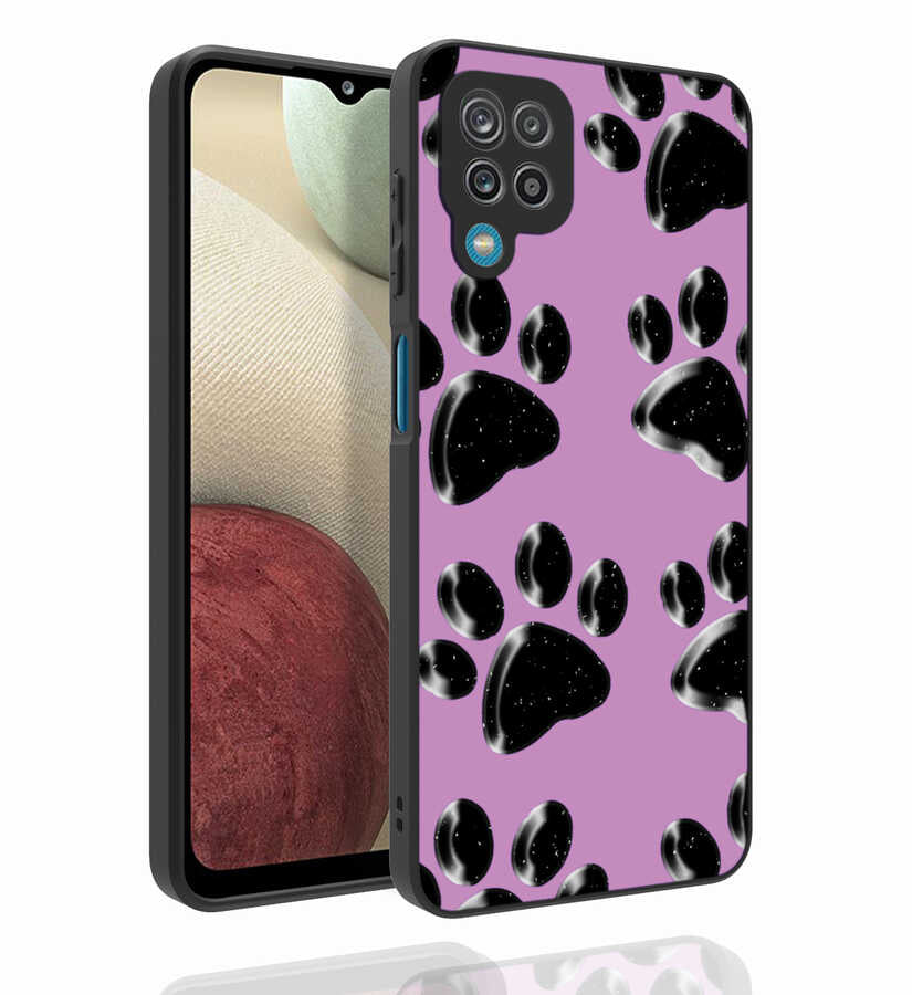 Galaxy M33 Kılıf Desenli Kamera Korumalı Parlak Zore Nora Kapak NO1