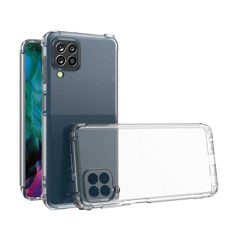 Galaxy M33 Kılıf Zore 2mm Anti Shock Silikon Renksiz