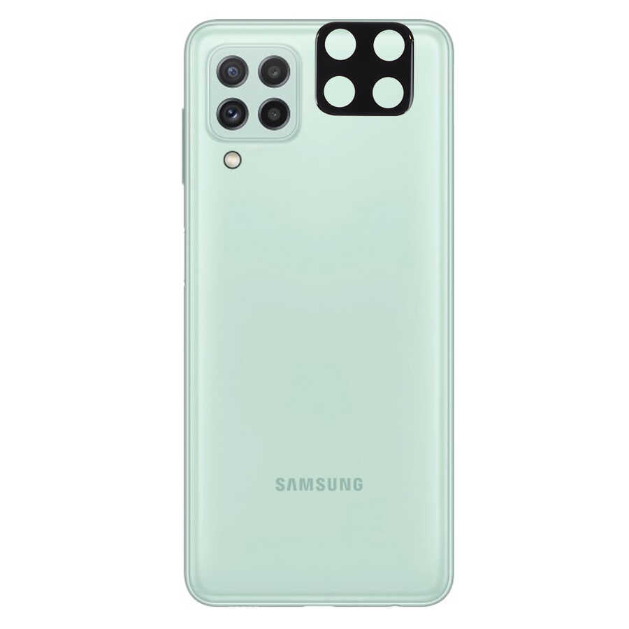 Galaxy M33 Zore 3D Kamera Camı Siyah