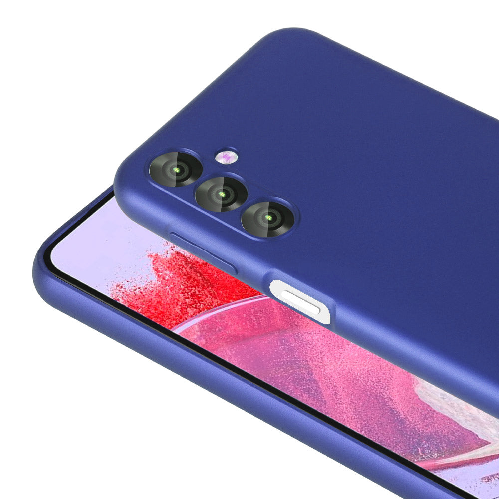 Galaxy M34 5G Kılıf Zore Premier Silikon Kapak Saks Mavi