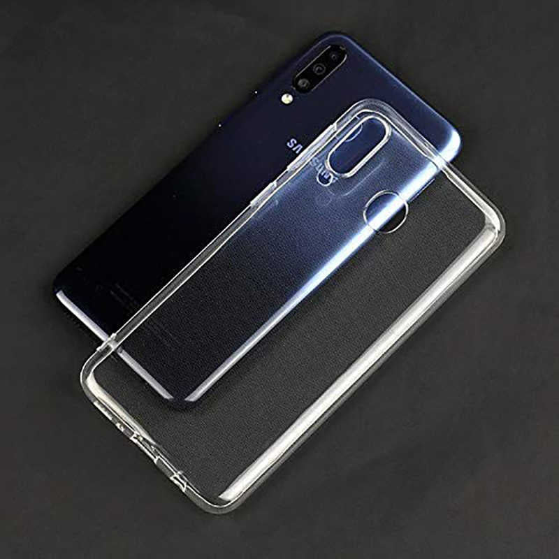 Galaxy M40 Kılıf Zore Süper Silikon Kapak Renksiz
